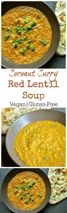 Coconut Curry Red Lentil Soup