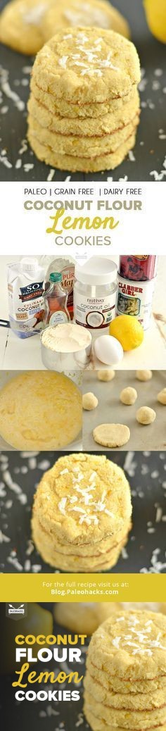 Coconut Flour Lemon Cookies Recipe by Megan Olson