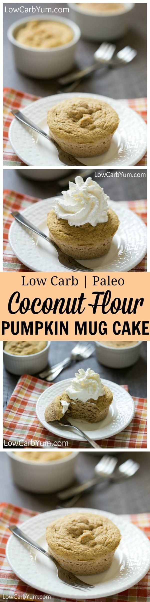 Coconut Flour Paleo Pumpkin Mug Cake