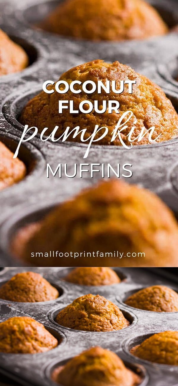 Coconut Flour Pumpkin Muffins