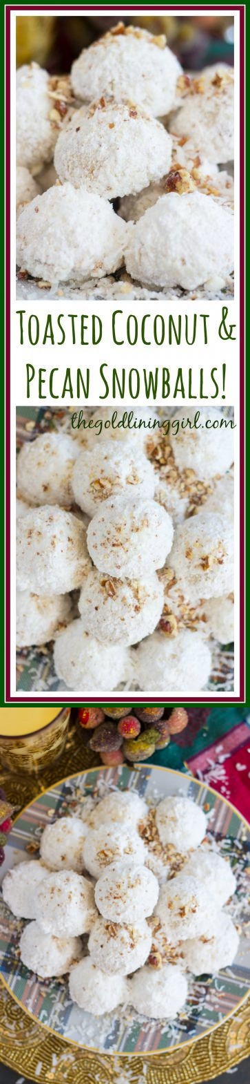 Coconut Pecan Snowballs