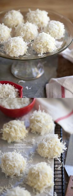 Coconut Snowball Cookies