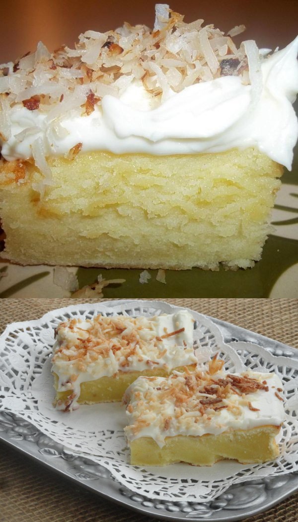 Coconut Topped / Cream Cheese Sheet Cake