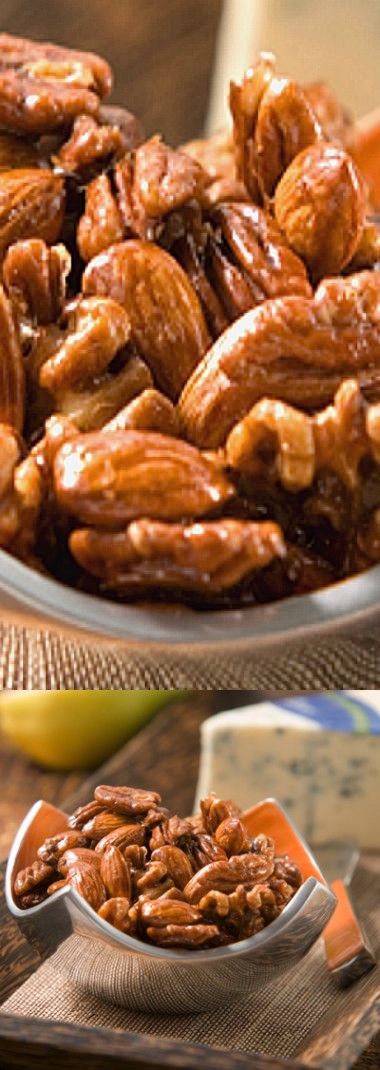Coffee-Glazed Nuts