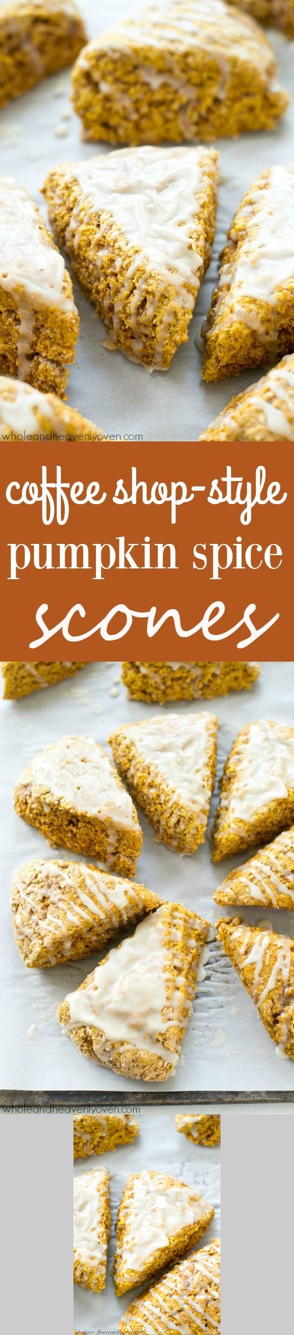 Coffee Shop-Style Pumpkin Spice Scones