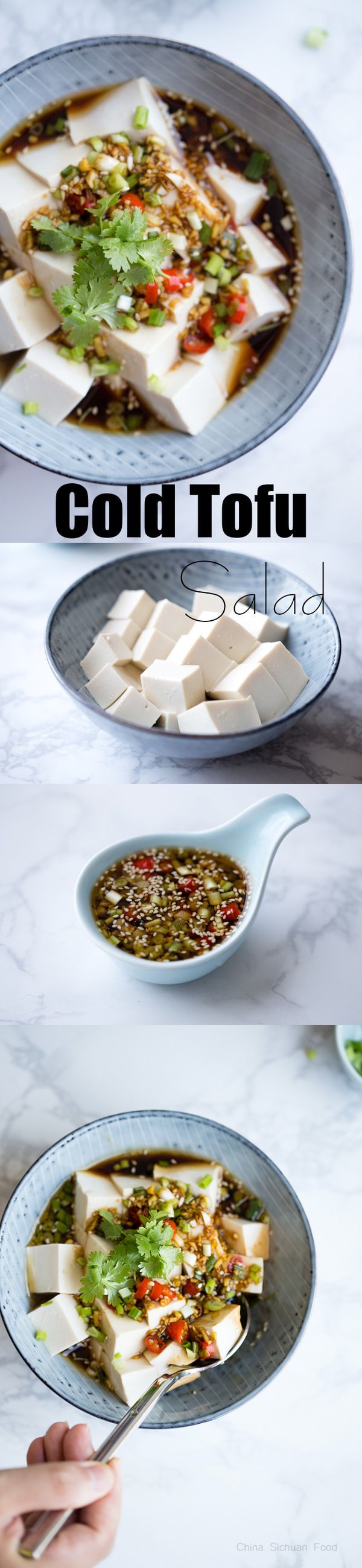 Cold Tofu (Liangban Tofu