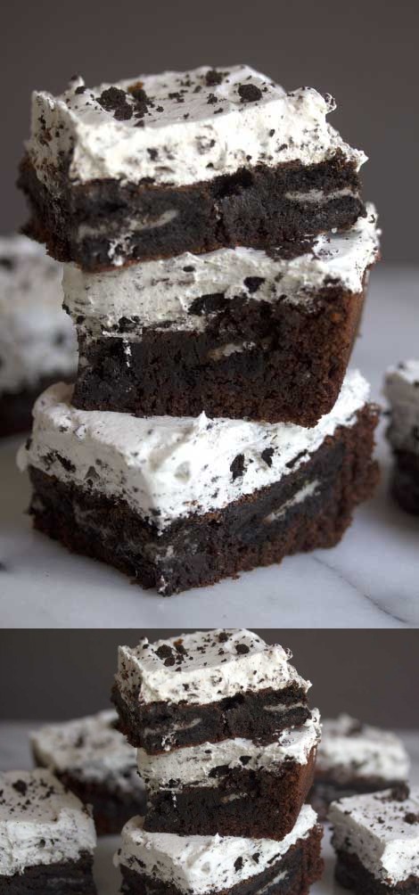 Cookies and Cream Brownies