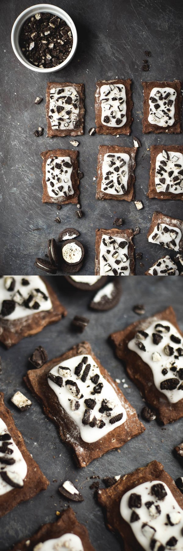 Cookies and Cream Chocolate Pop-Tarts