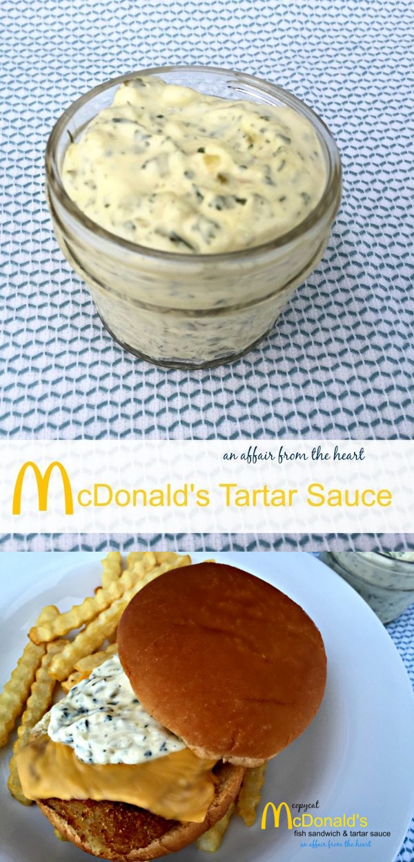 Copy Cat McDonald's Tartar Sauce & Fish Sandwich