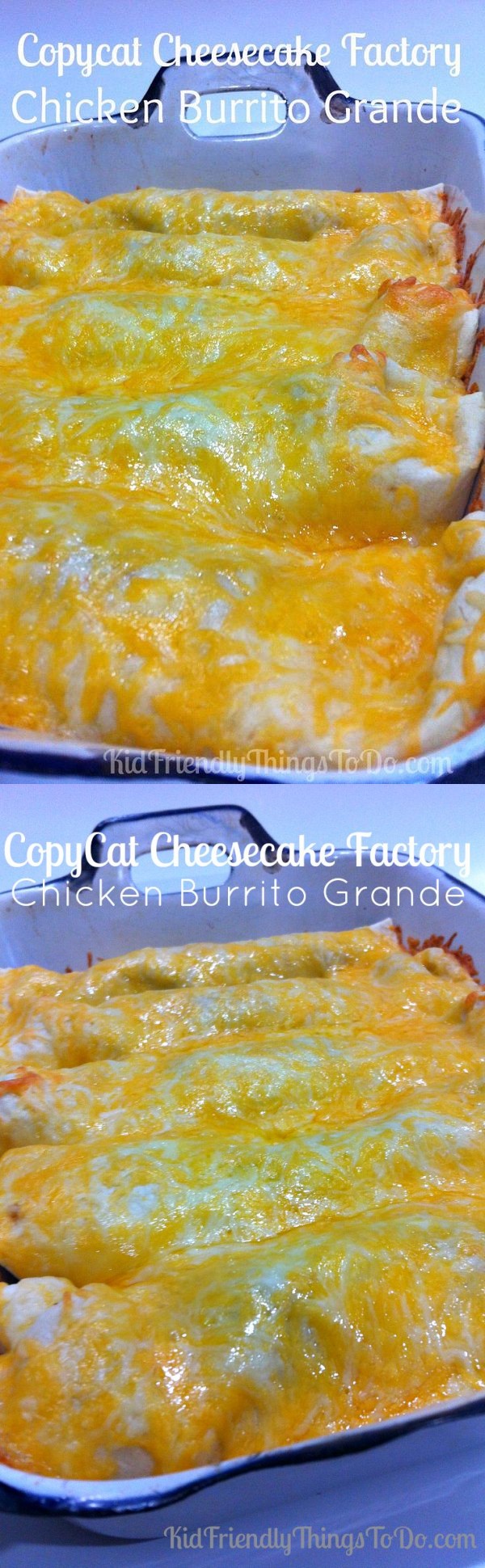 CopyCat Cheesecake Factory Burrito Grande