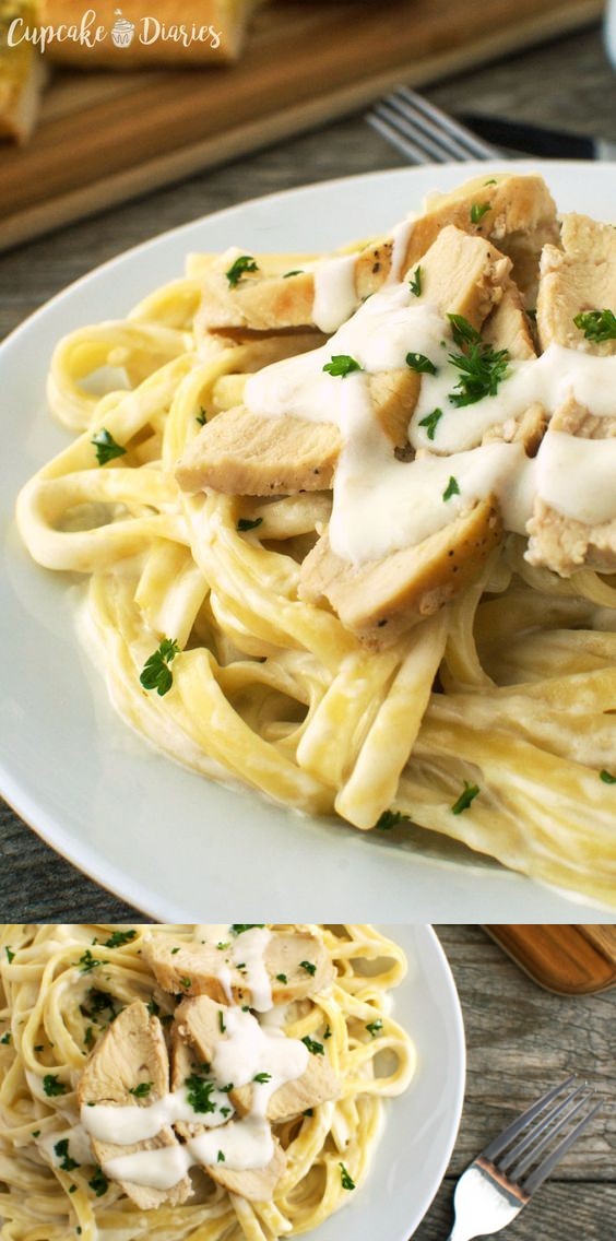 Copycat Olive Garden Chicken Alfredo