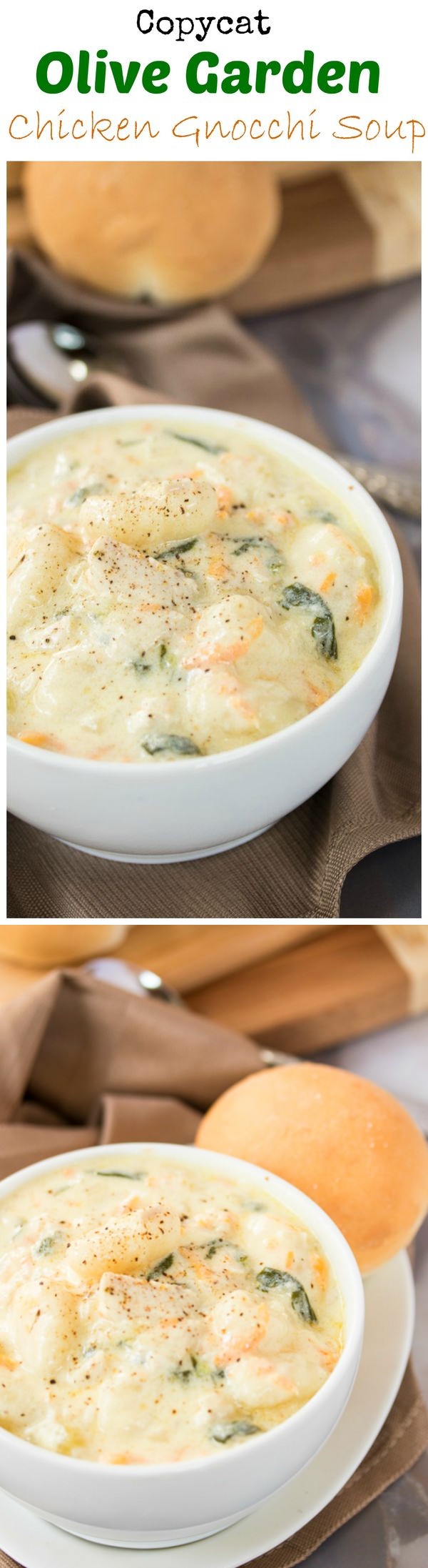 Copycat Olive Garden Chicken Gnocchi Soup