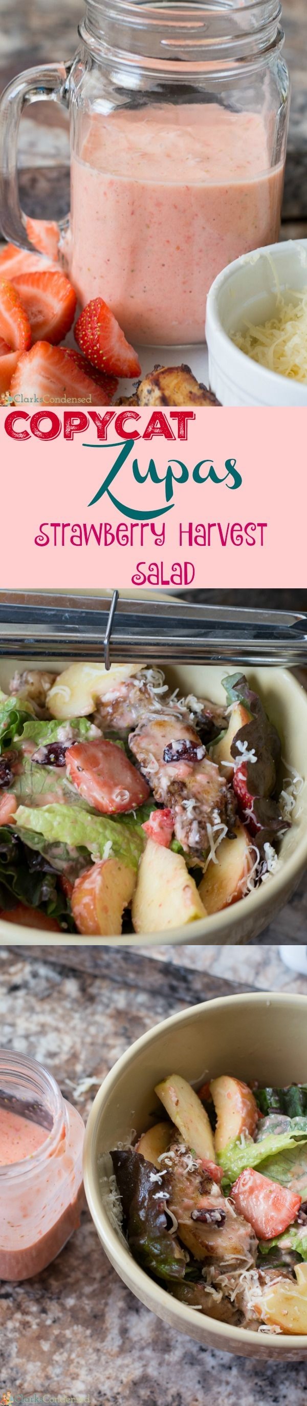 Copycat Zupas Strawberry Harvest Chicken Salad