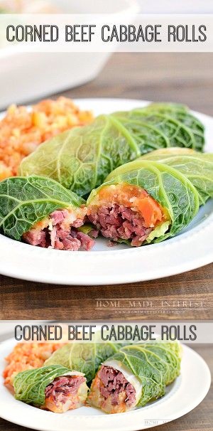 Corned Beef Cabbage Rolls