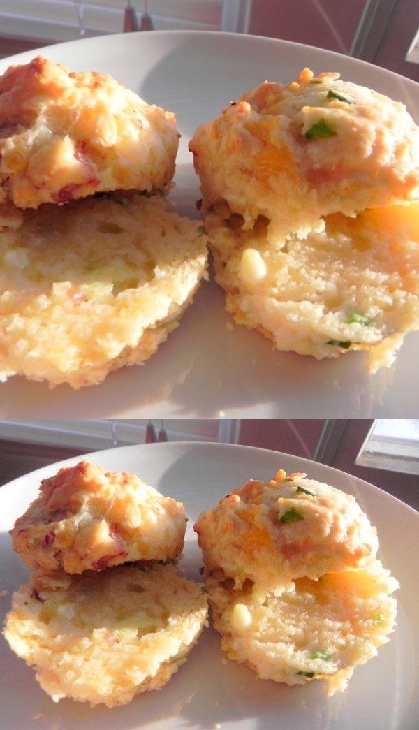 Cottage Cheese, Egg, and Ham Muffins