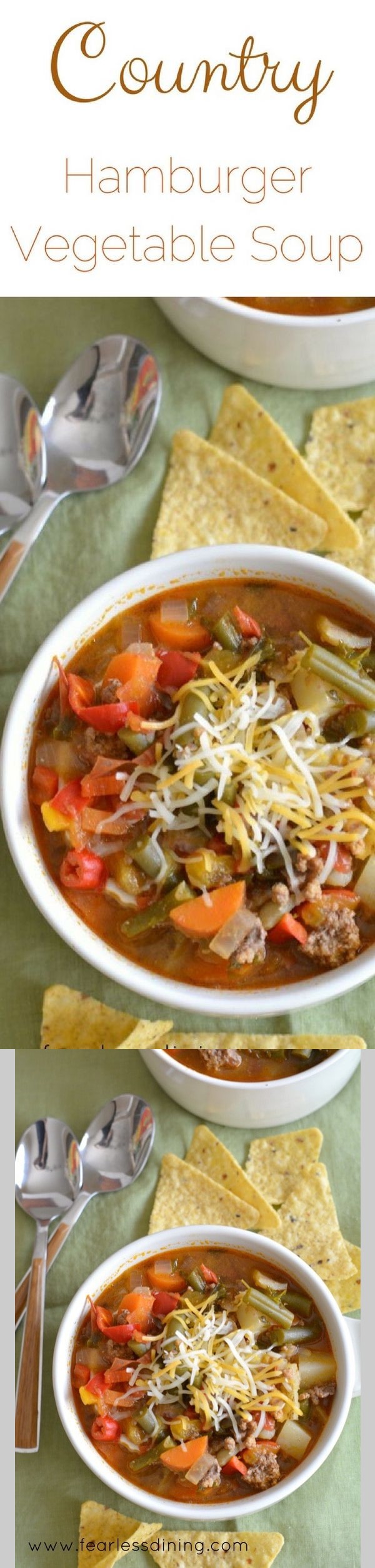 Country Hamburger Vegetable Soup