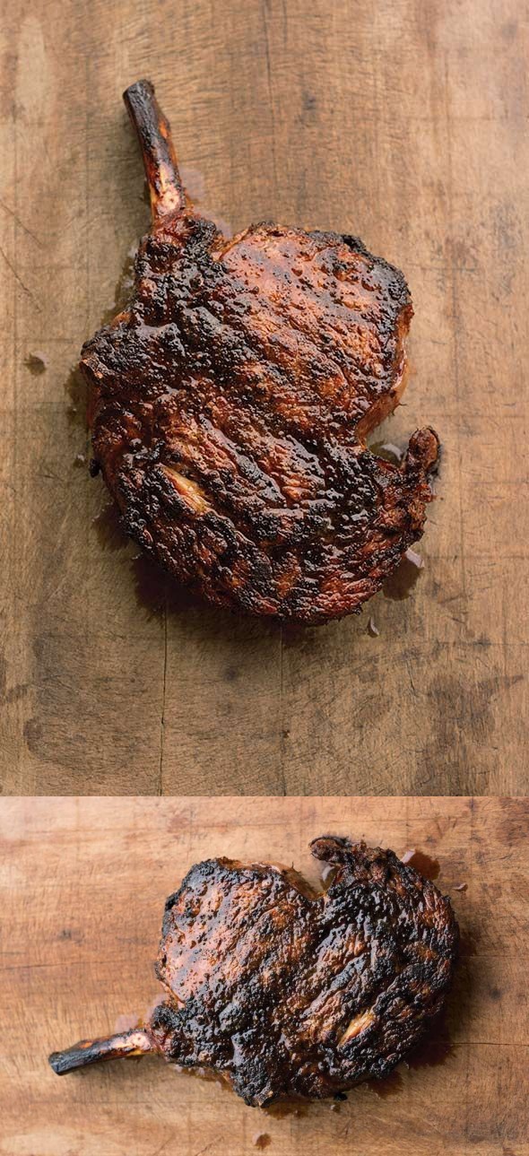 Cowboy Steak with Coffee Rub