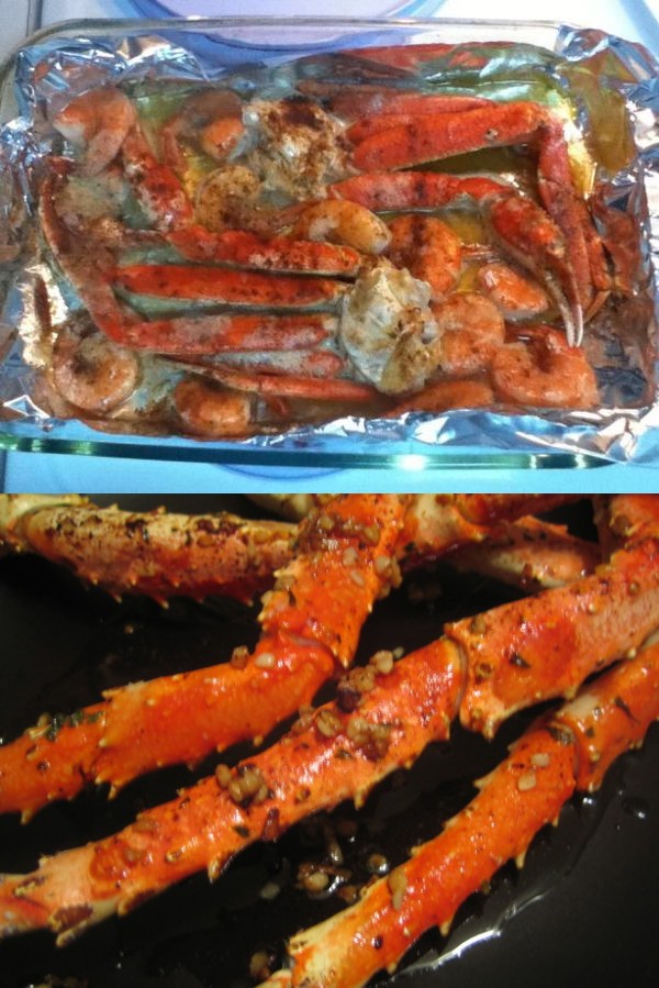 Crabs - Garlic Butter Baked Crab Legs