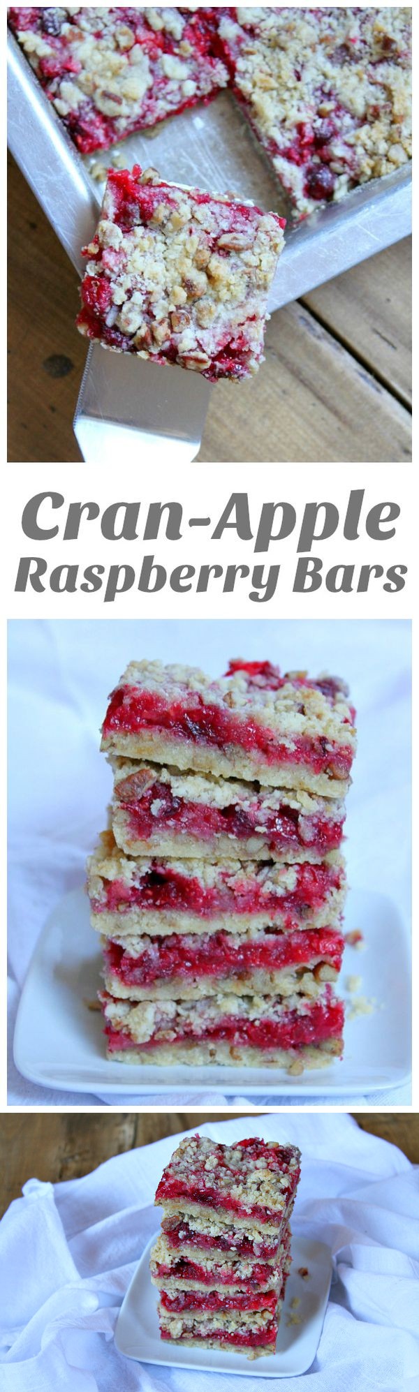 Cran-Apple Raspberry Bars