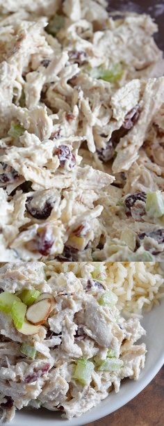 Cranberry Almond Chicken Salad