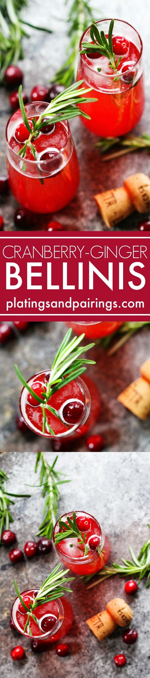 Cranberry Ginger Bellini