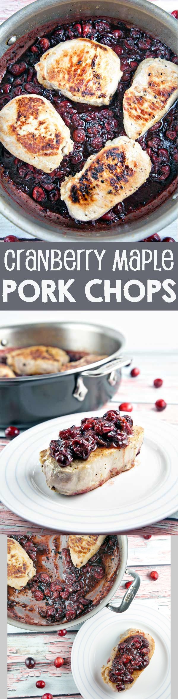 Cranberry Maple Pork Chops