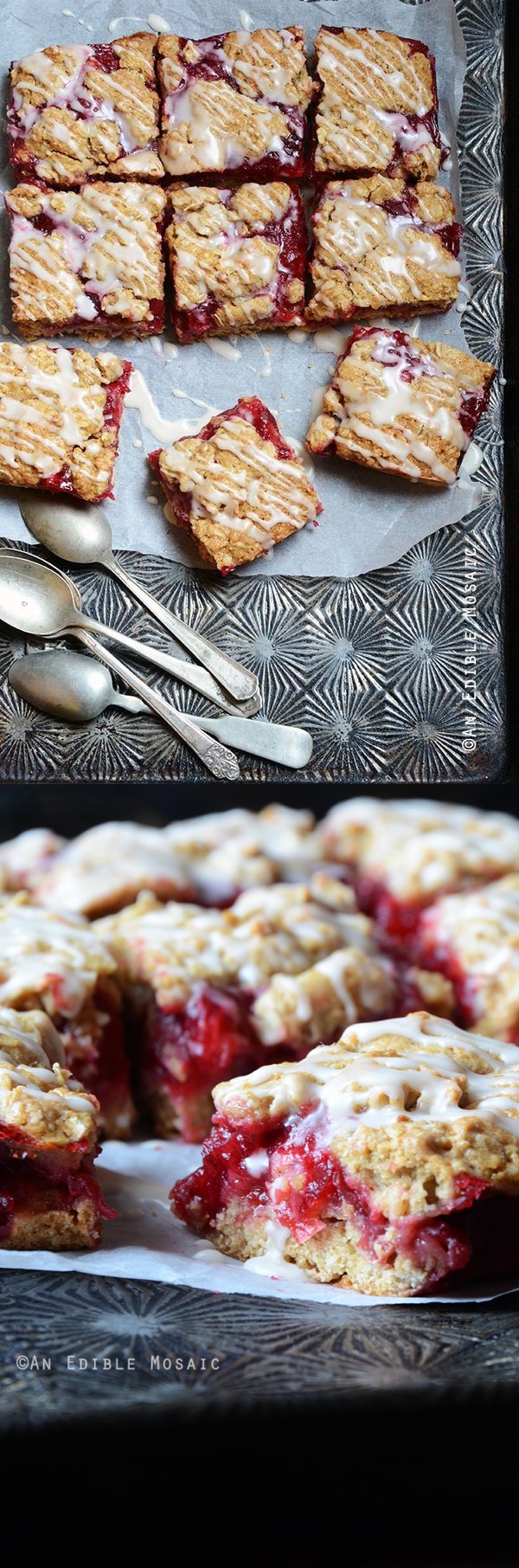 Cranberry-Oat Jam Bars