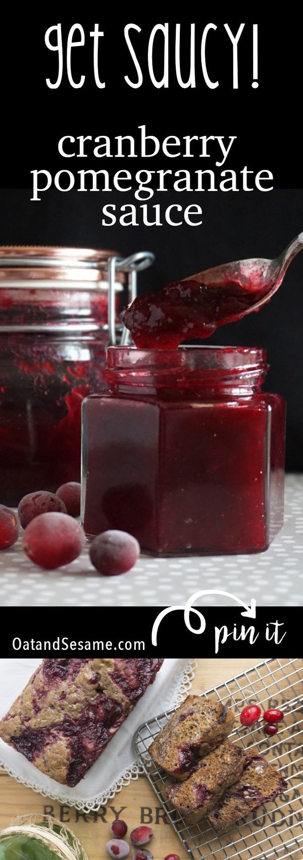 Cranberry Pomegranate Sauce