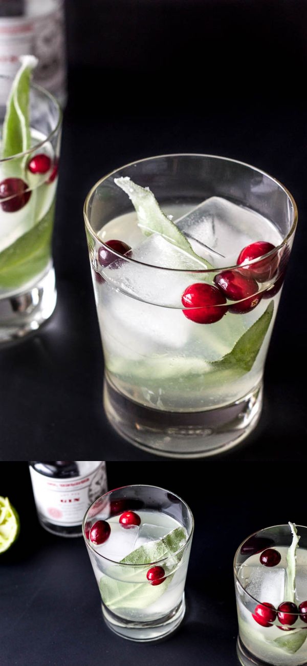 Cranberry Sage Cocktail