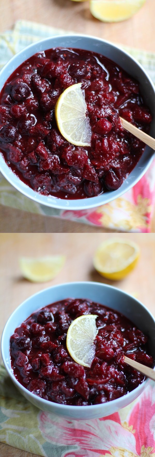 Cranberry Sauce with Ginger and Maple