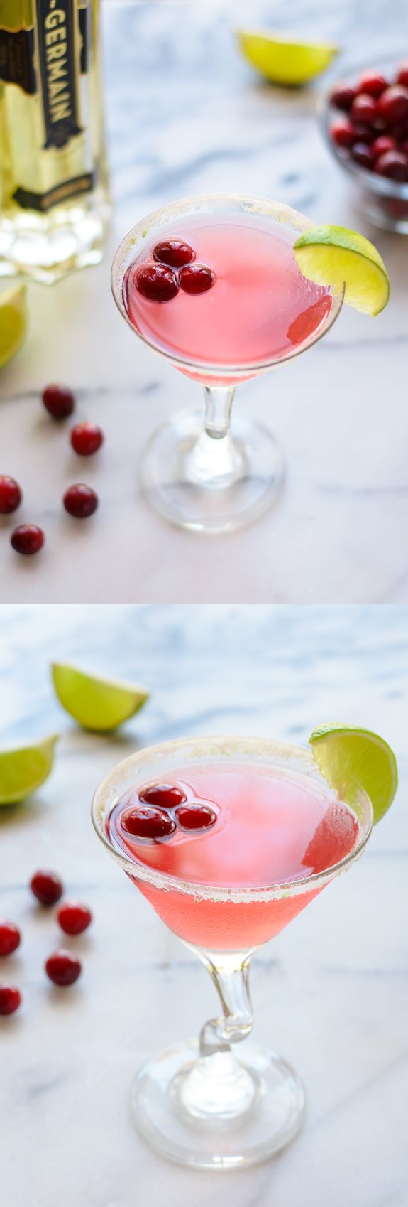 Cranberry St. Germain Cocktail