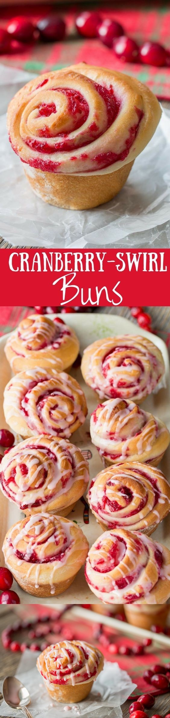 Cranberry Swirl Buns