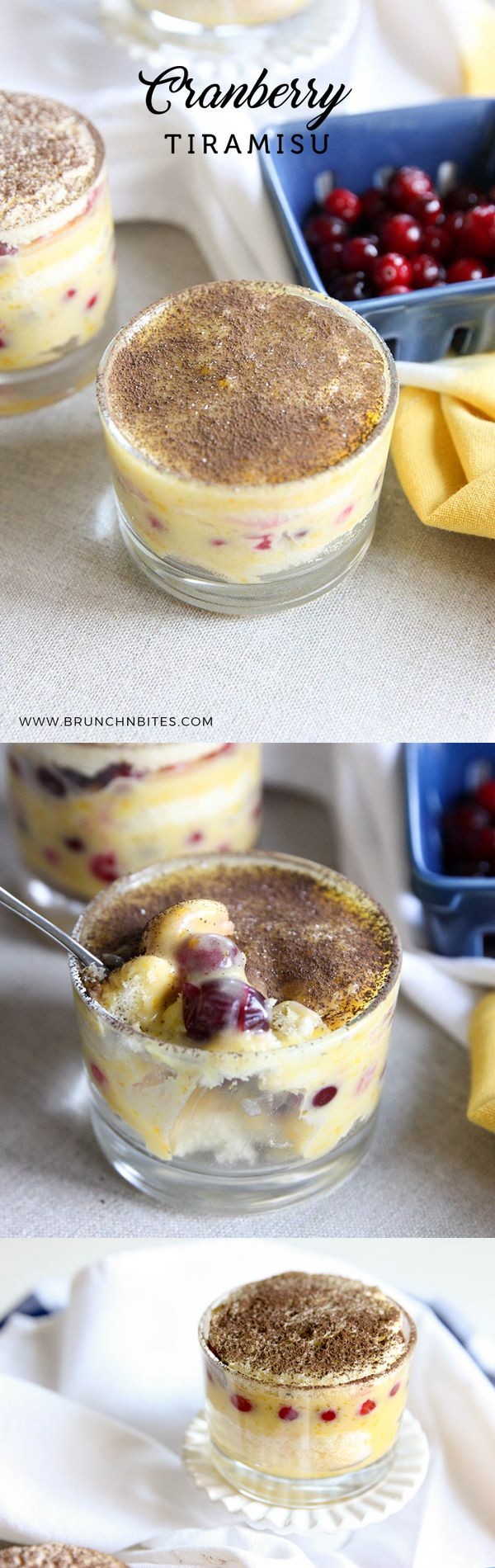 Cranberry Tiramisu