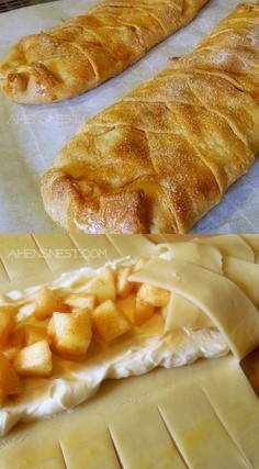 Cream Cheese Apple Braid