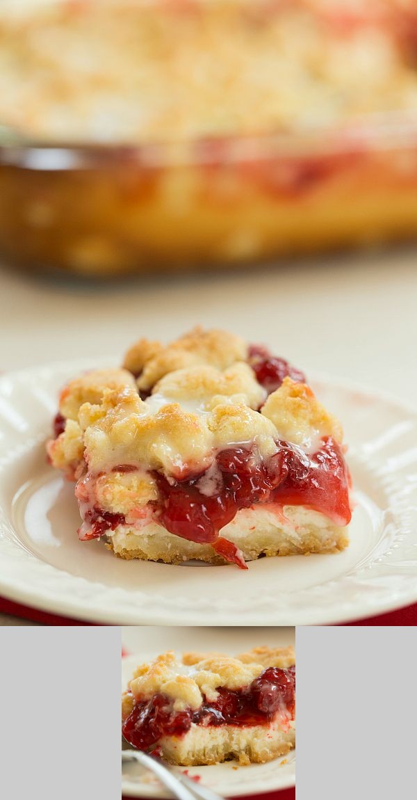 Cream Cheese Cherry Pie Crumb Bars