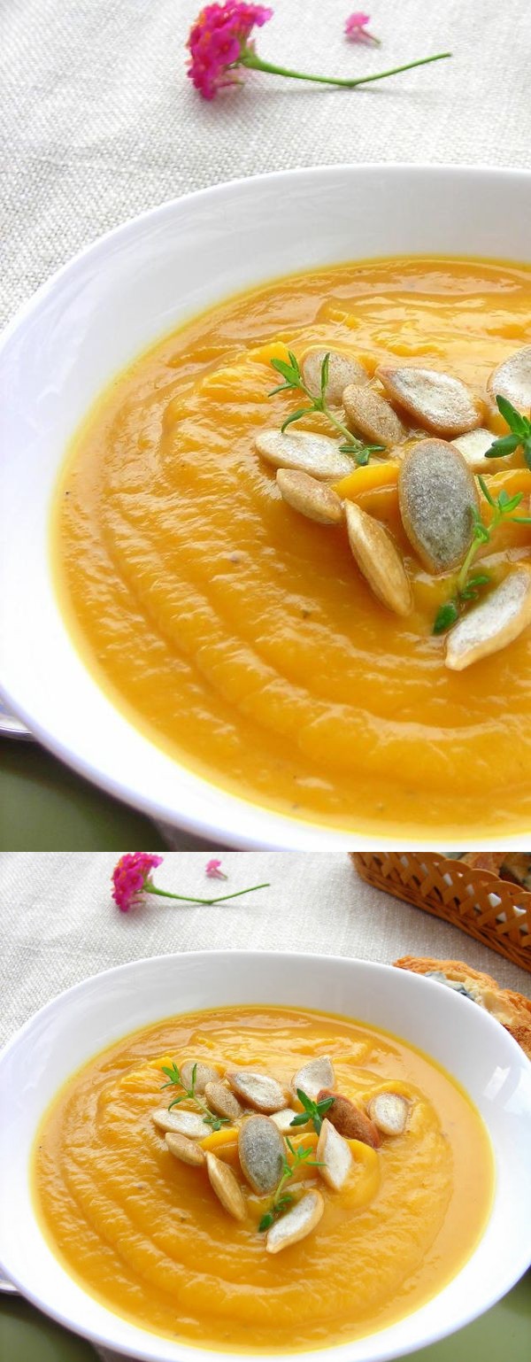 Cream of Butternut Squash and Ginger Soup