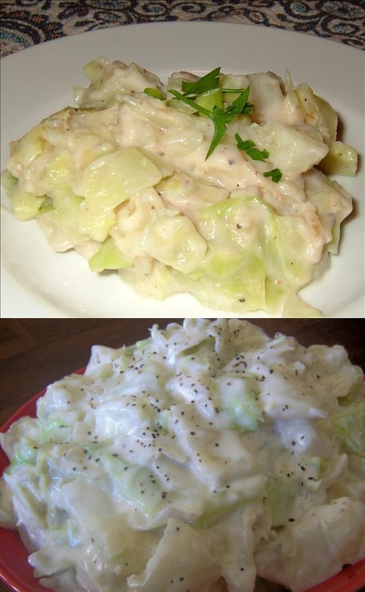 Creamed Cabbage- Norwegian Style