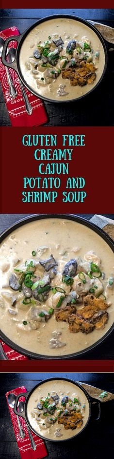 Creamy Cajun Potato and Shrimp Soup