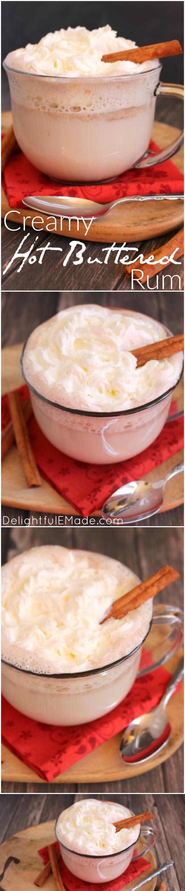 Creamy Hot Buttered Rum