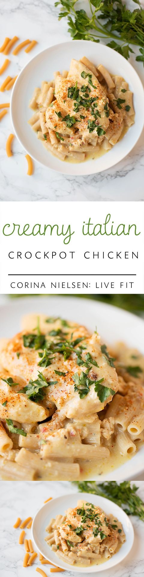 Creamy Italian Crockpot Chicken