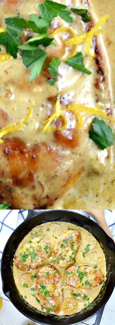 Creamy Lemon Skillet Chicken