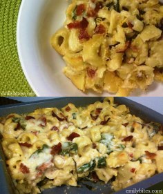 Creamy Lemon Tortellini Bake