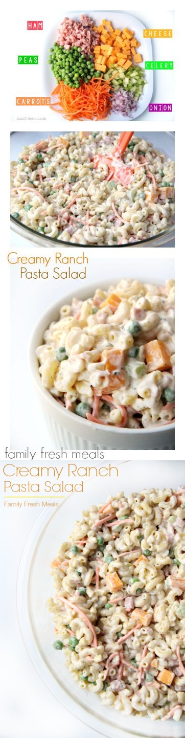 Creamy Ranch Pasta Salad