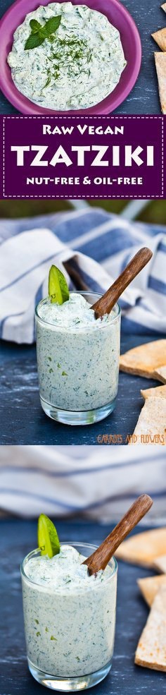 Creamy Raw Vegan Tzatziki