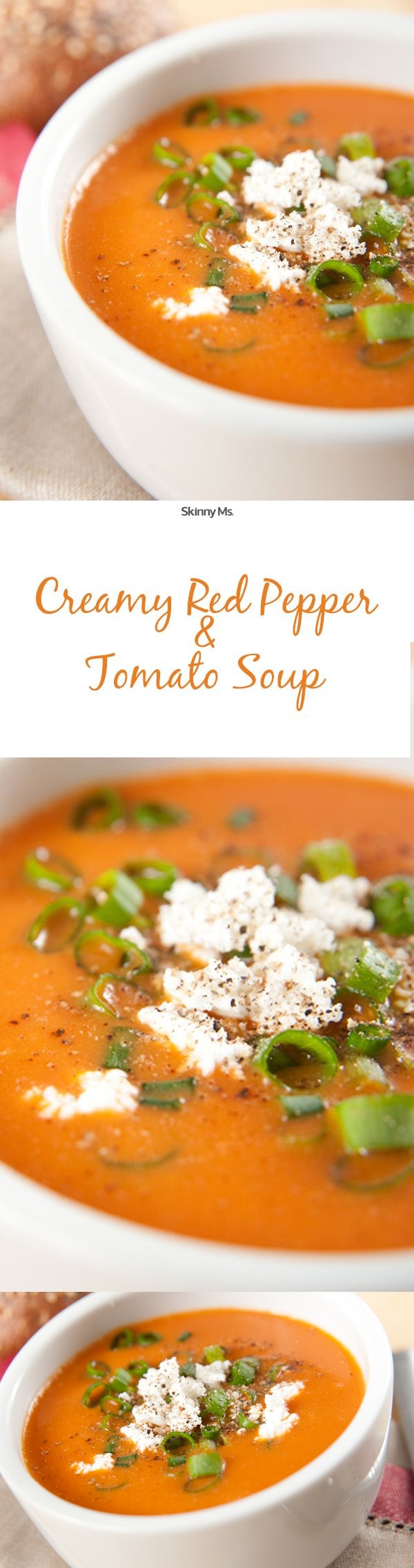 Creamy Red Pepper & Tomato Soup