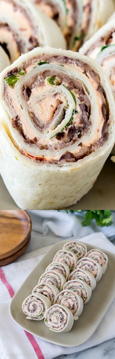 Creamy Salsa Pinwheels