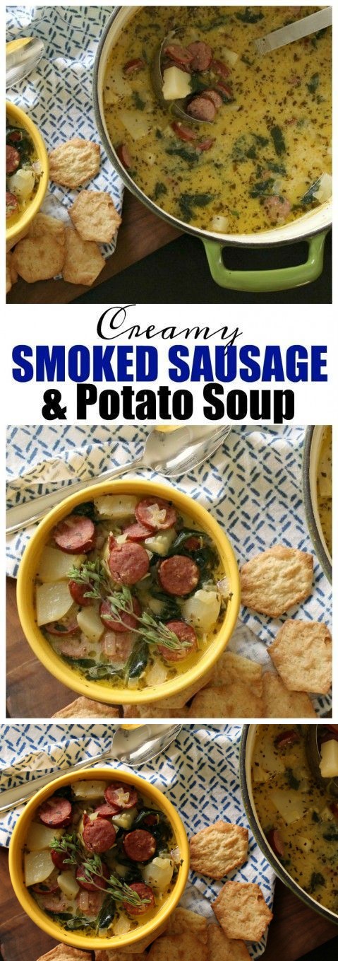 Creamy Smoked Sausage and Potato Soup