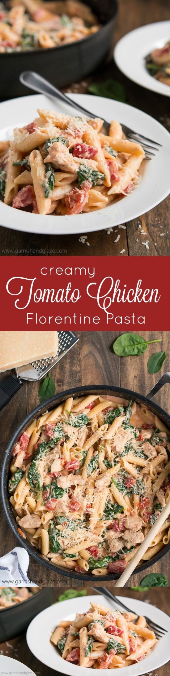 Creamy Tomato Chicken Florentine