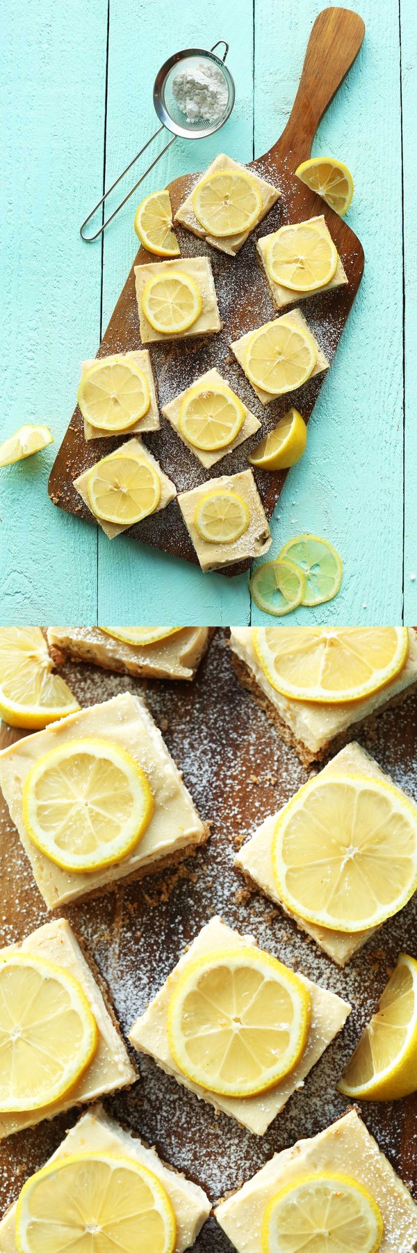 Creamy Vegan Lemon Bars