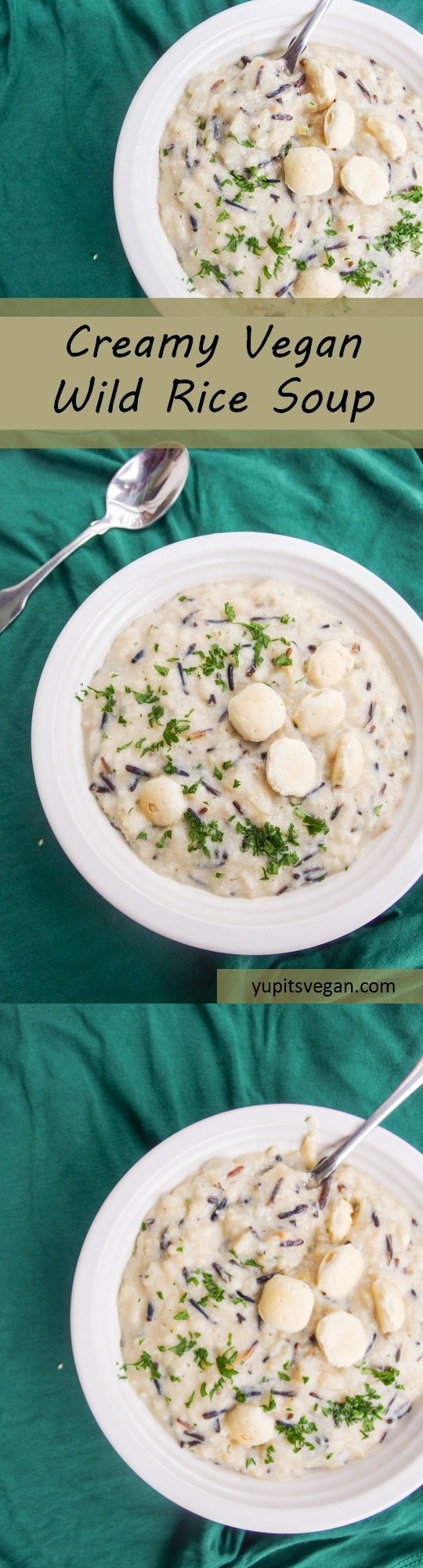 Creamy Vegan Wild Rice Soup